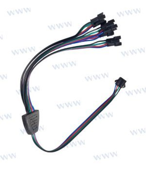Adattatore Y RGB (AQ-LC104)Adattatore Y RGB per sistemi di illuminazione marina. Connettore dividitore per distribuire segnale R
