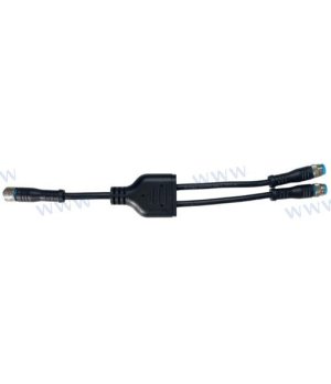 Divisor Y RGB (AQ-CB111)Divisor Y RGB para sistemas de iluminação em embarcações. Conectividade eficiente e instalação simples.