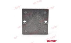 Ânodo de Zinco (REC34762A1)Ânodo de zinco para proteção catódica de motores e cascos. Previne corrosão em água salgada com eficá
