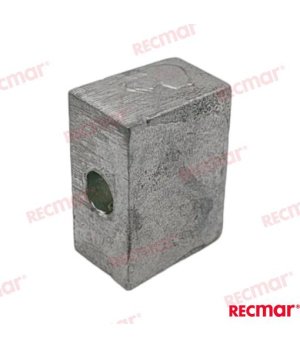 Ânodo de Alumínio (REC804043AL)Ânodo de alumínio sacrificial para proteção catódica de motores e estruturas submersas. Protege c