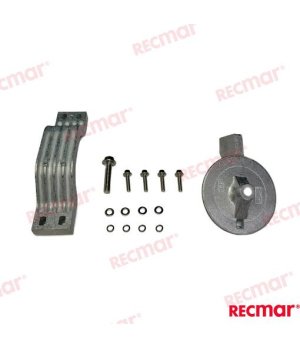 Ânodo de Zinco para Motores Náuticos (RECKITY150-200ZN)Ânodo de sacrifício em zinco para protecção catódica de motores náuticos.