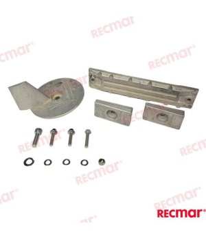 Anodo in Magnesio (RECKITH75-115M)Anodo sacrificale in magnesio per protezione catodica motori fuoribordo e strutture marine in 
