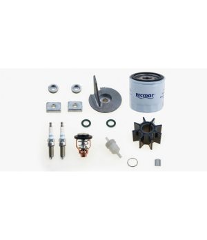 Kit Manutenzione Mercury (RECKITMER15)Kit completo di manutenzione per motori fuoribordo Mercury. Contiene filtri, guarnizioni e