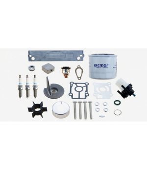 Kit de Manutenção Mercury (RECKITMER25)Kit de manutenção completo para motores Mercury com filtros, velas e anodos. Manutenção p