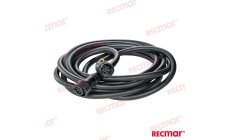 Extensão 7 Pinos 5M para Motor de PopaExtensão de cabo 7 pinos com 5 metros para sistemas de comando de motores de popa. Constru