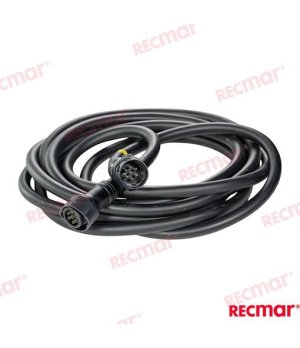 Extensão 7 Pinos 5M para Motor de PopaExtensão de cabo 7 pinos com 5 metros para sistemas de comando de motores de popa. Constru