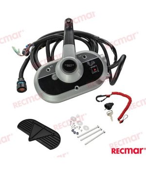 Comando Single 15 pés (REC8M0138642)Comando remoto single 15 pés para motores de popa. Sistema de controlo fiável e preciso para