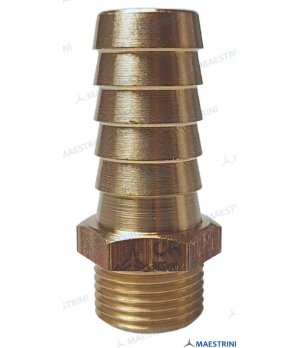 CONNECTION 3/8'' X 16 M. IN CR BRASS