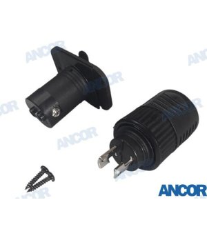 Conector PRO Combo 2 Fios Plug & Connect (AM12VCPS2)Conector de 2 fios com sistema Plug &amp; Connect para equipamentos náuticos