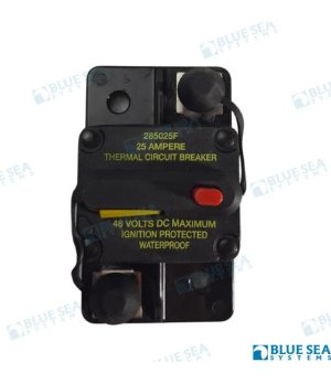 Interruttore Termico 25A (BS7180)Interruttore termico 25A per motori fuoribordo e sistemi marini. Protezione automatica da sovra