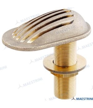 Através do Casco 2'' Latão CR (GS30763)Através do casco 2'' em latão cromado para embarcações. Resistente à corrosão e vedação f