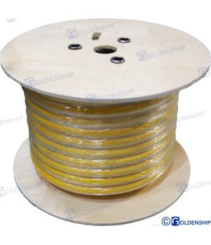 Cavo Elettrico 4x10 Giallo 30 m (GS11348)Cavo elettrico marino 4x10 mm² in rame, lunghezza 30 m con isolamento giallo resistente