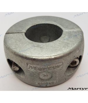 Anodo Asse 30 mm (CMC-30)Anodo di protezione catodica per asse da 30 mm. Protezione anticorrosione duratura per motori marini.