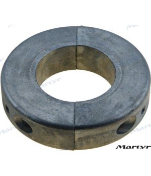 Anodo Asse 80 mm (CMC-80)Anodo sacrificale in zinco per asse motore 80 mm. Protezione catodica efficace dalla corrosione marina.