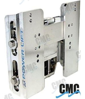 ELEVATORE VERTICALE FUORIBORDO=5-1/2"Soporte con kit elevador vertical. Fabricado en extrusión de aluminio con tornillos de acer