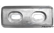 Ânodo de Popa 159x70 (CMZHC3)Ânodo de popa 159x70 para proteção catódica do motor. Previne corrosão em água salgada.