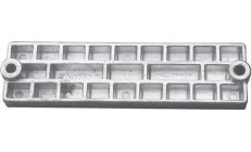 Anodo Transom Aluminio Mercury 43396 CM43396A