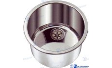 CIRCULAR SINK 290x180 WITH DRAINFabricado acero inox. Completo con desagüe