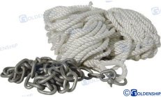 Cavo Ancoraggio 12x50 m con Catena (GS60044)Cavo ancoraggio 12x50 m con catena integrata. Robusto e affidabile per fondeggio sic