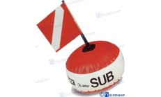 BOUÉE DE PLONGÉE "EXPORT"Boya de submarinismo con bandera hinchable de 25cm