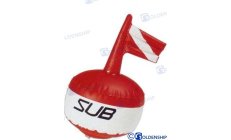 BOUÉE DE PLONGÉE "PRO"Boya de submarinismo con bandera hinchable de 25cm