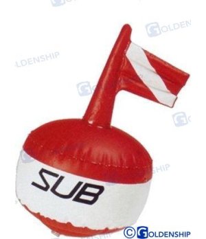 BOUÉE DE PLONGÉE "PRO"Boya de submarinismo con bandera hinchable de 25cm