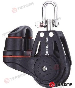 Polea Simple c/ Mordaza 40mm MVBB0410F nautico