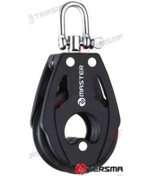 Polia Simples 57mm (MVBB0501F)Polia simples de 57mm para sistemas de correntes em embarcações. Componente durável e resistente à