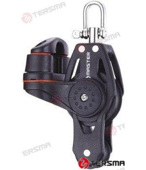 Polea Violin Simple c/MORDAZA 40mm MVBB0421F nautico