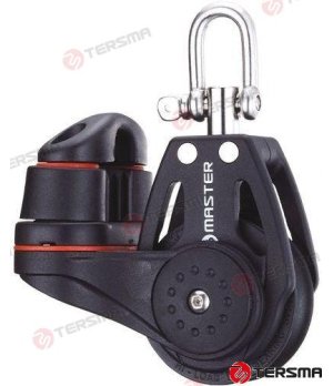Polea Simple c/MORDAZA 75mm MVBB0710F nautico
