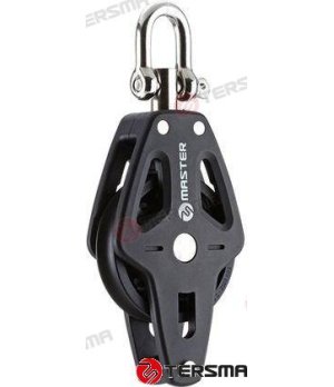 Polea Simple Rodamientos c/ARRAIGO 72mm MVBP7202F nautico