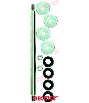 Kit Asse Fissaggio Trim (REC21310)Kit completo di fissaggio per asse trim del motore marino. Componenti resistenti alla corrosio