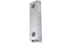 Anodo Riva 200x60x30 (TEN00214)Anodo sacrificale Riva per protezione catodica dello scafo. Dimensioni 200x60x30 mm, protezione m