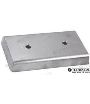 Ânodo Rectangular 200x100x30 (TEN00241)Ânodo rectangular de sacrifício para proteção contra corrosão em embarcações. Dimensões 2