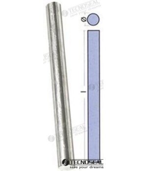 Barra Zinco 20x400 (TEN00602)Anodo sacrificale in zinco puro 20x400 mm per protezione catodica di imbarcazioni e motori marini.