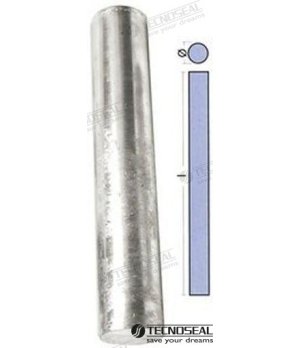 Barra Zinco 50x400 (TEN00608)Anodo sacrificale in zinco 50x400 mm per protezione catodica di motori marini e strutture immerse i