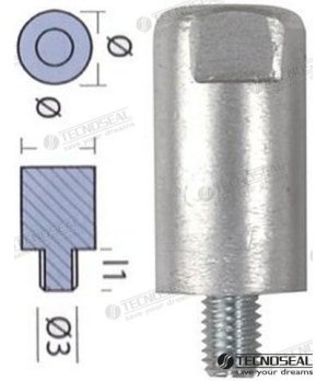 Anodo Yanmar TEN01309
