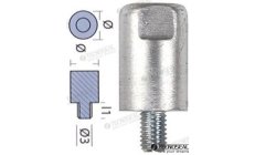 Ânodo de Barra Motor Yanmar (TEN01313)Ânodo de barra motor Yanmar para protecção contra corrosão. Componente sacrificial essenci
