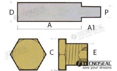Anodo di Raffreddamento AIFO con Tappo (TEN02011T)Anodo di raffreddamento AIFO con tappo per motori marini. Protezione catodica 