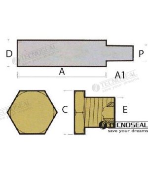 AIFO REFRIGERANT ANODE W/PLUG