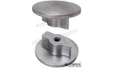 Ânodo de Placa Disco ZF (TEN06001)Ânodo de sacrifício tipo disco ZF para proteção catódica de motores náuticos. Previne corrosão