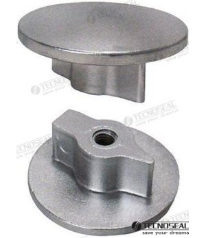 Ânodo de Placa Disco ZF (TEN06001)Ânodo de sacrifício tipo disco ZF para proteção catódica de motores náuticos. Previne corrosão