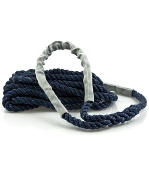 STORM ELASTIC MOORING ROPE 12 mm BLACK 6 mCable for boat. 12mm. Ref. POL3710260612.
