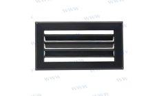 REJILLA ALU NOIR MATE 8X4