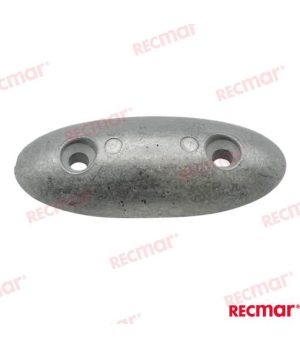PLACA OVAL 93MM (ZN)