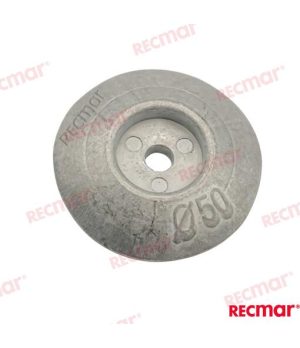 Ânodo DISCO SINGLE 50MM (ZN)
