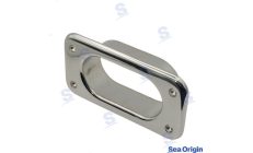 TRAGACADENAS OVAL Rect. SS316 128MM