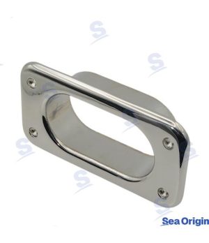 TRAGACADENAS OVAL Rect. SS316 128MM