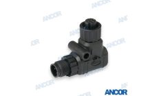 Conector Codo Nmea 2000 90°Conector Codo Nmea 2000 90° - Ref: AM270108. Recambio marino.