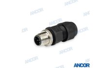 Conector Macho Nmea 2000Conector Macho Nmea 2000 - Ref: AM270110. Recambio marino.
